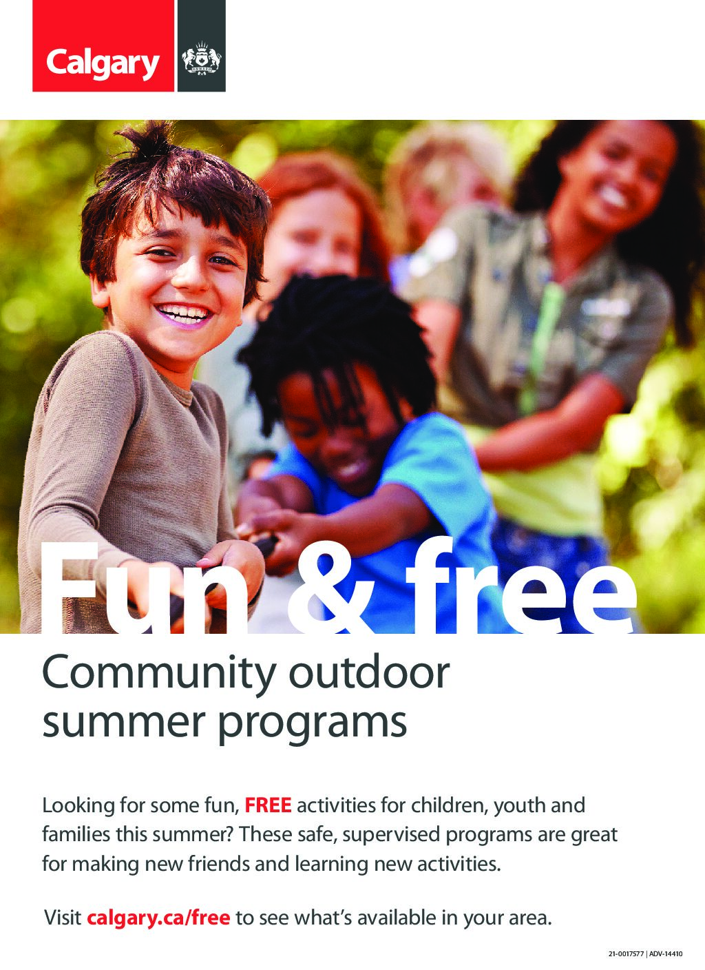 City of Calgary Summer Programs Edgemont Community Association