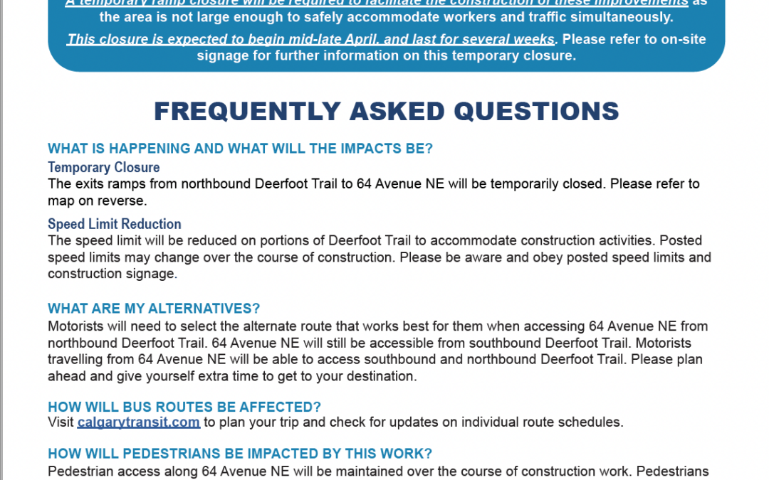 Deerfoot Trail Improvements